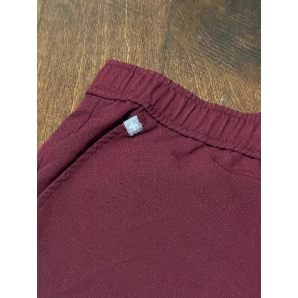FIGS Tansen Mens 4XL Burgundy Jogger Scrub Pants Technical Collection FIONx